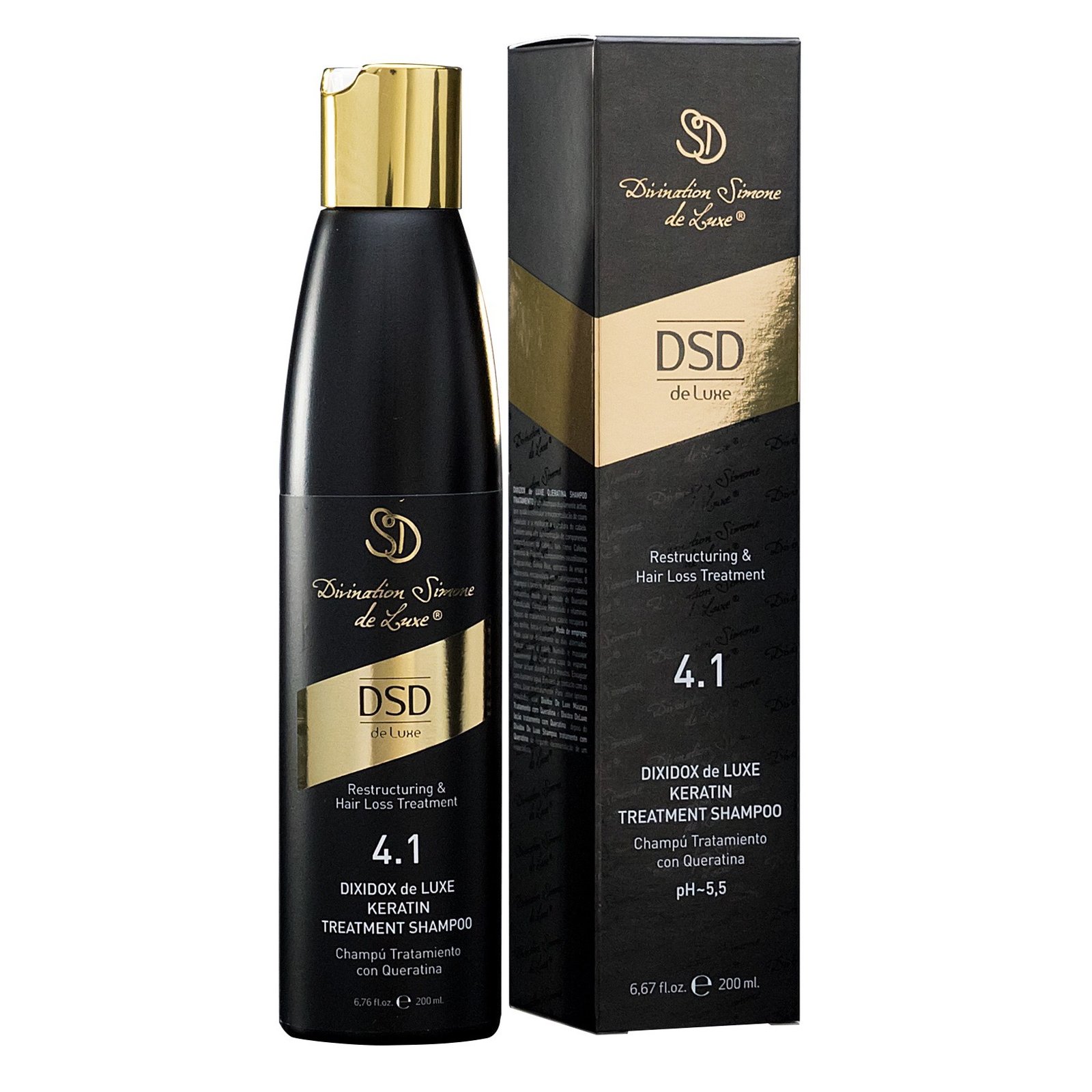 DSD DE LUXE ВІДНОВЛЮЮЧИЙ ШАМПУНЬ RESTRUCTURING & HAIR LOSS TREATMENT 4.1
