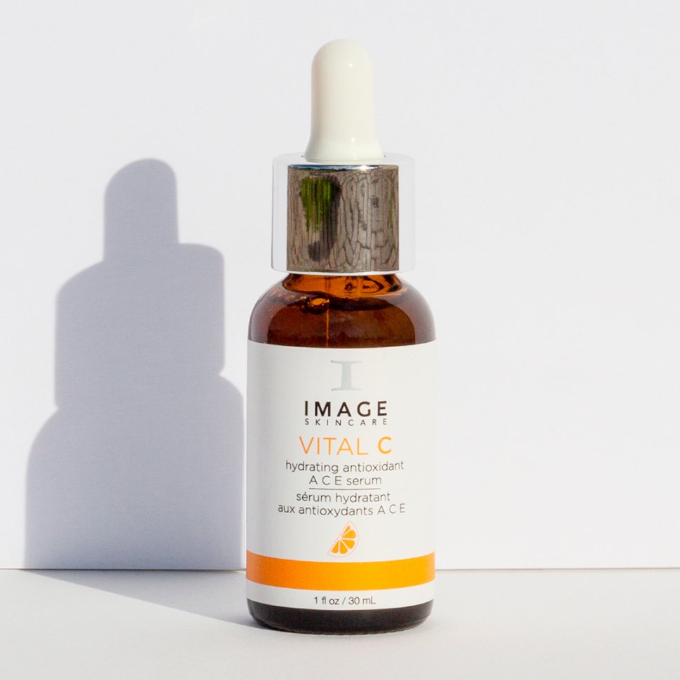 Image skincare зволожуюча антиоксидантна сироватка з вітамінами а, с, е vital c hydrating ac&e serum