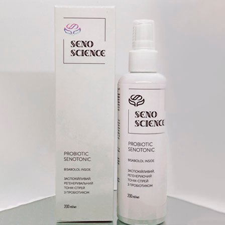 Senoscience Probiotic SenoTonic ЗАСПОКІЙЛИВИЙ, РЕГЕНЕРУЮЧИЙ ТОНІК-СПРЕЙ ІЗ ПРОБІОТИКОМ, 200 гр.