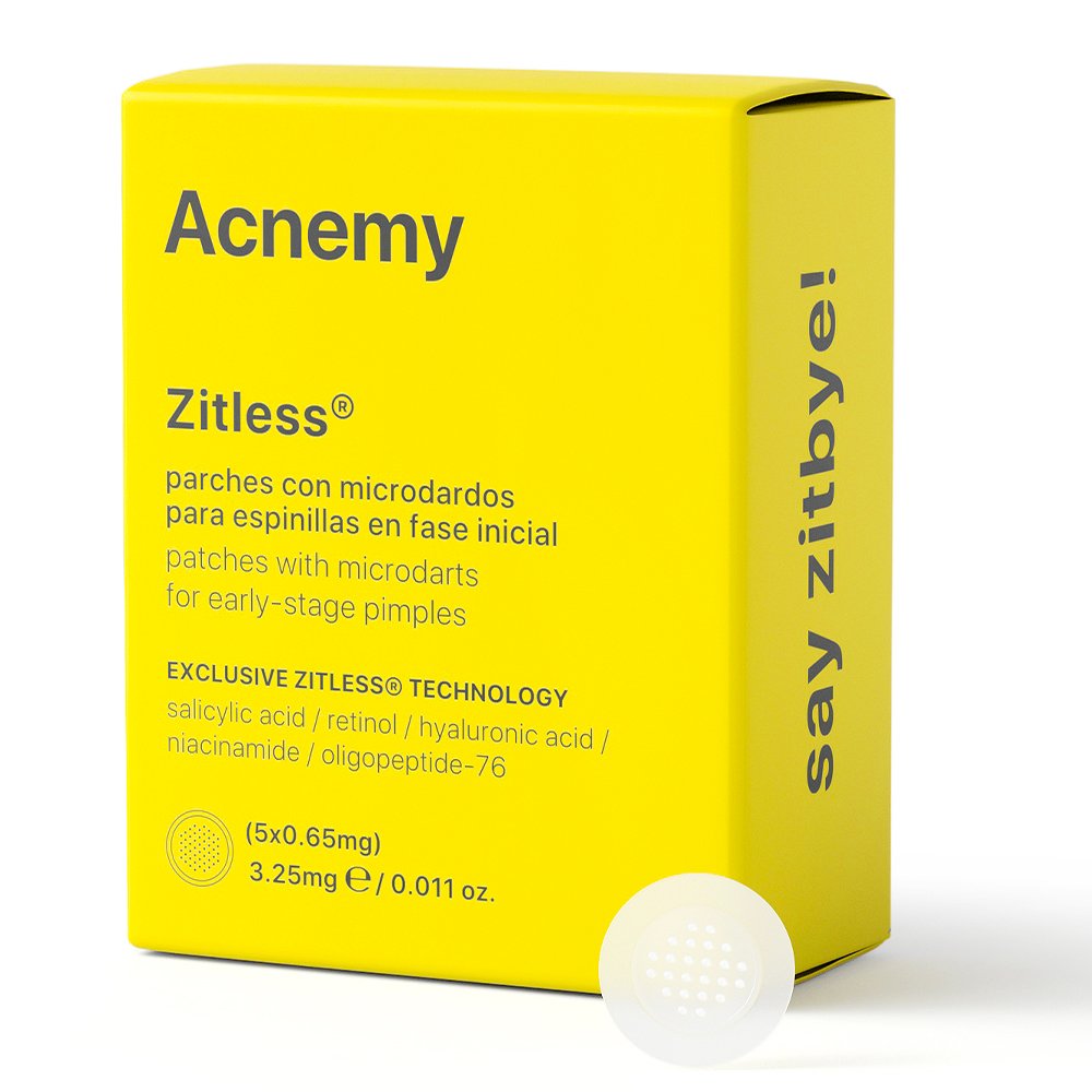 Acnemy ZITLESS Пластир з мікроголками для ранніх стадій прищів