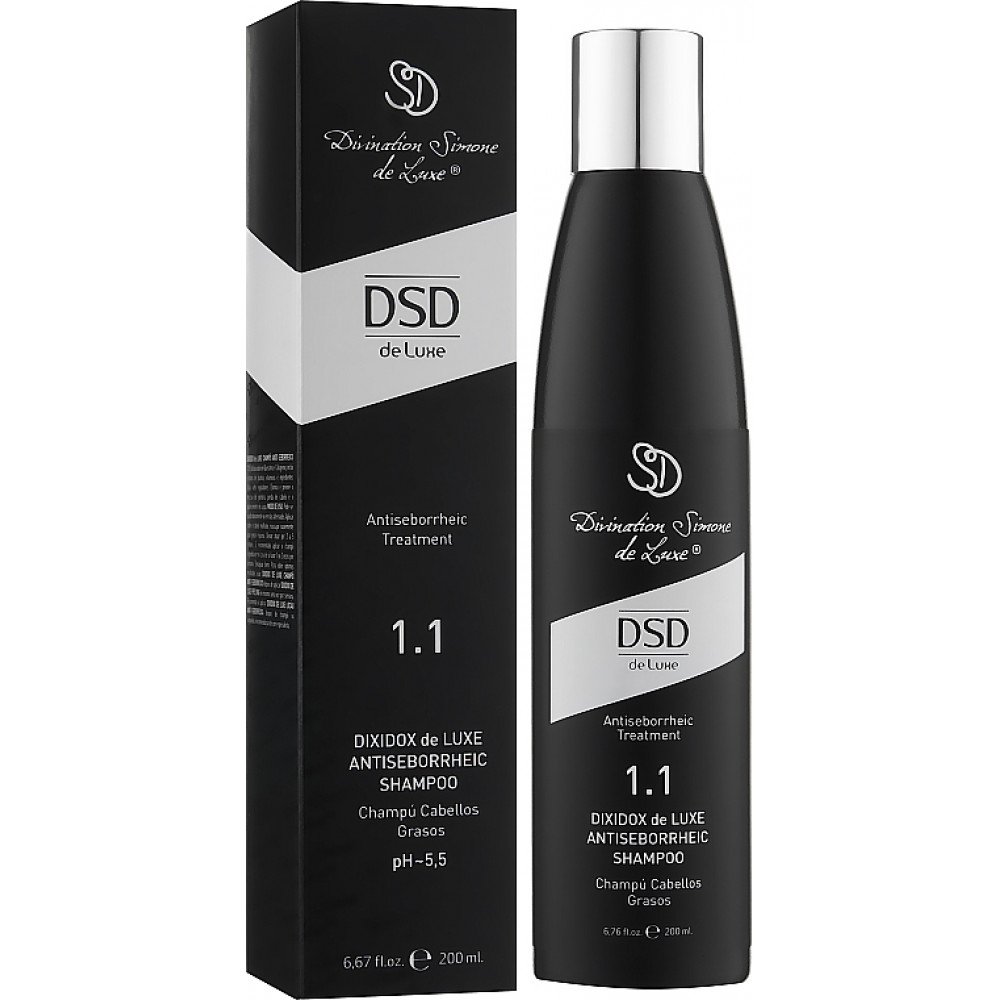 DSD DE LUXE АНТІСЕБОРЕЙНИЙ ШАМПУНЬ DIXIDOX 1.1 200 ml