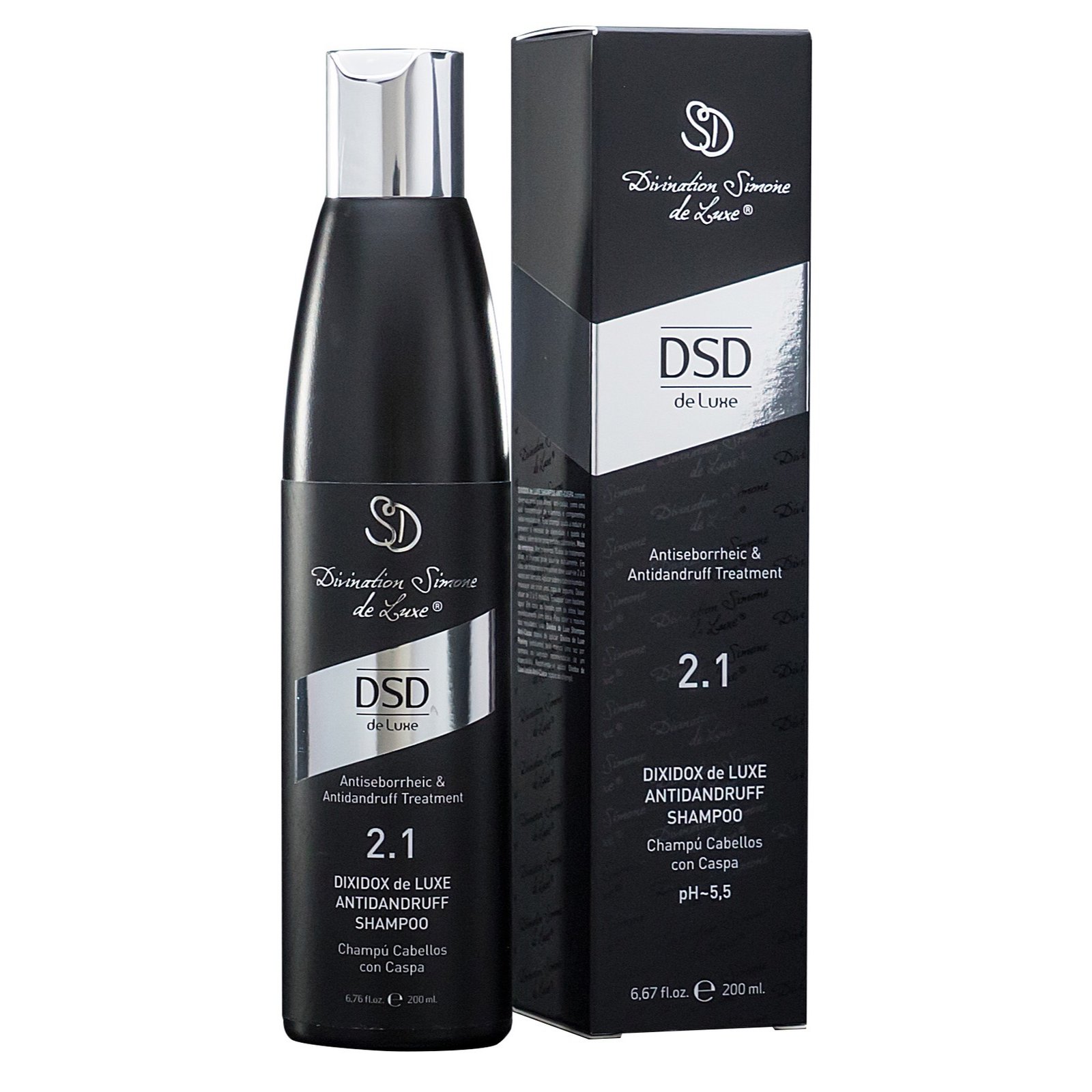 DSD DE LUXE ШАМПУНЬ ВІД ЛУПИ DIXIDOX 2.1, 200 ml