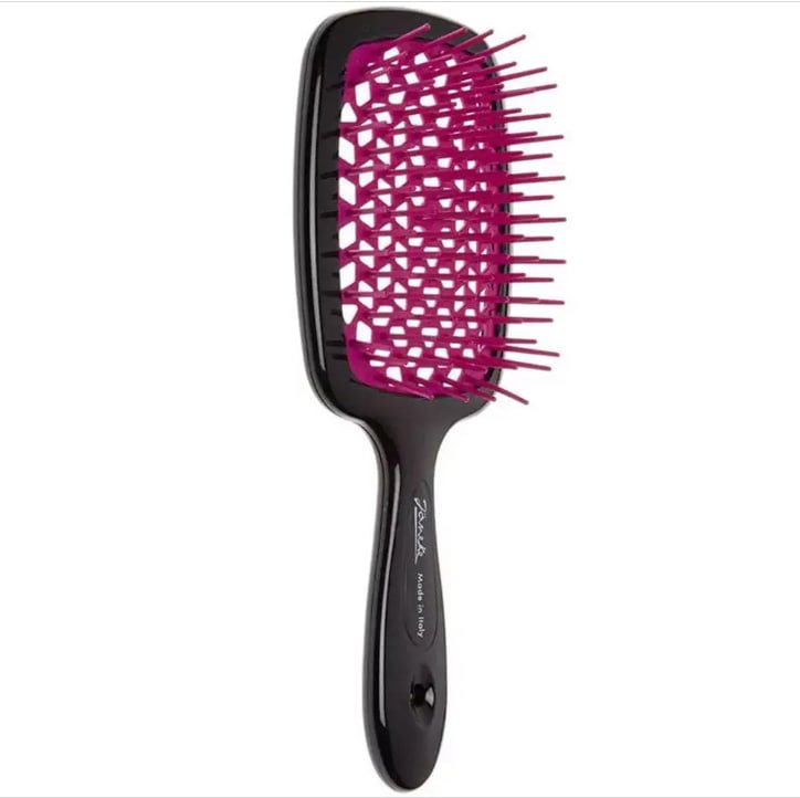 Janeke SUPERBRUSH BLACK/FUCHSIA Гребінець