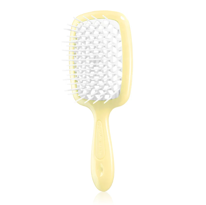 Janeke SUPERBRUSH YELLOW NUDE Гребінець