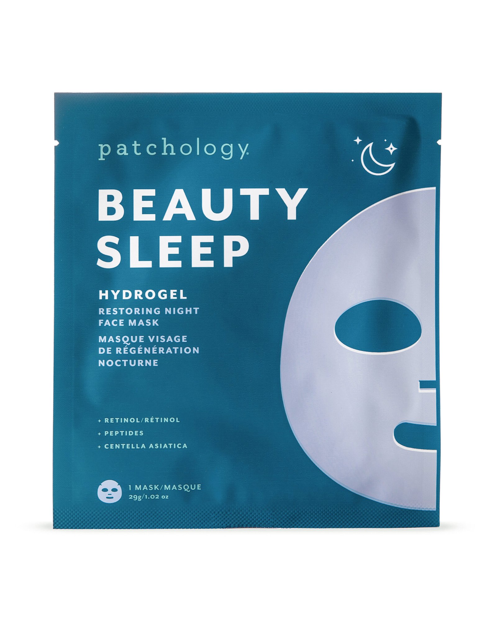 Patchology Beauty Sleep Hydrogel Mask - Зміцнююча гідрогелева маска