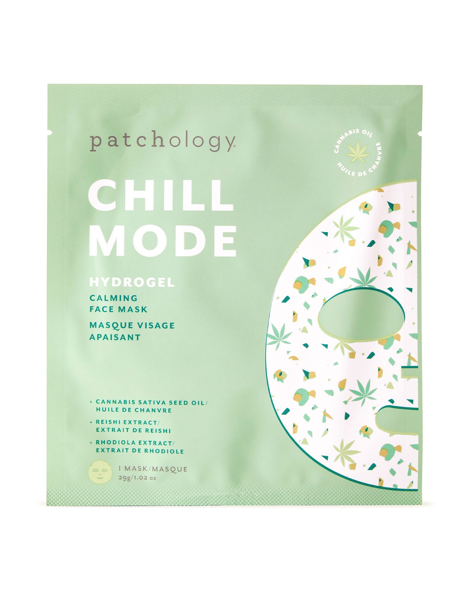Patchology Chill Mode Hydrogel Mask - Заспокійлива гідрогелева маска для обличчя