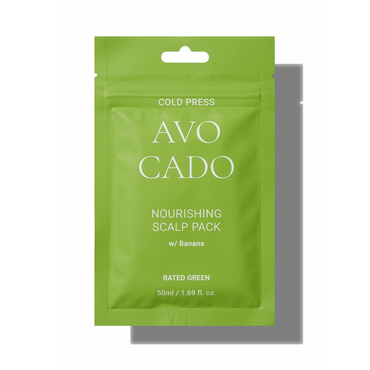 Rated Green Cold Press Avocado Nourishing Scalp Pack Живильна маска з маслом авокадо міні-версія 50 мл