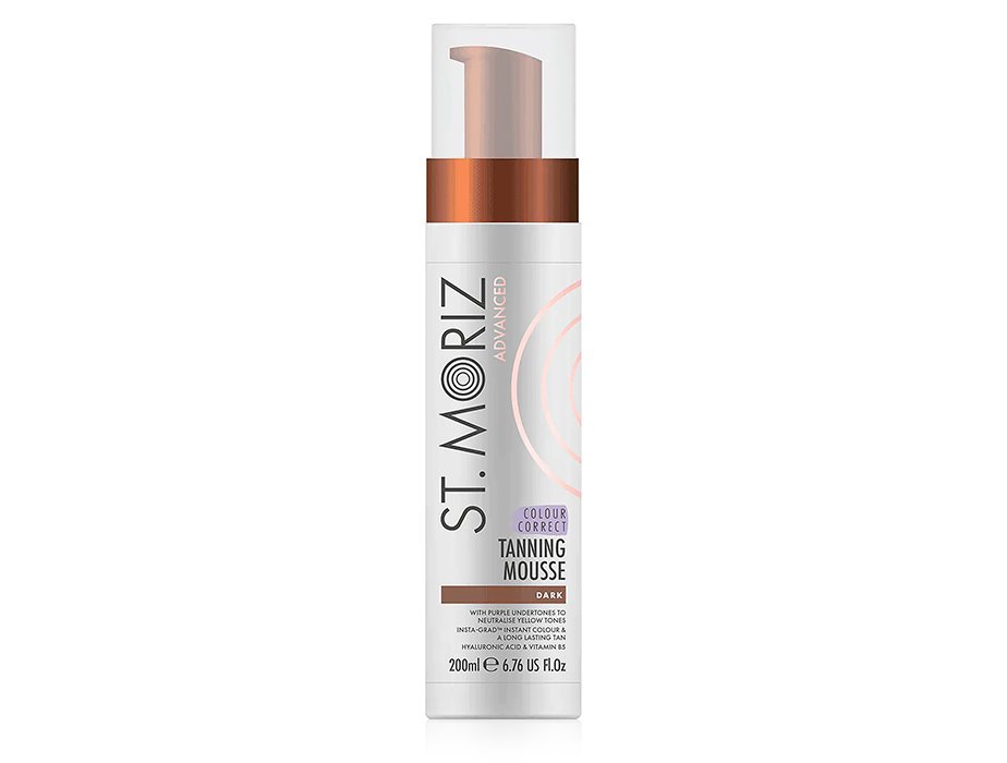 St. Moriz Advanced Colour Correcting Tanning Mousse Dark Мус-автозасмага для темного відтінку шкіри , 200мл