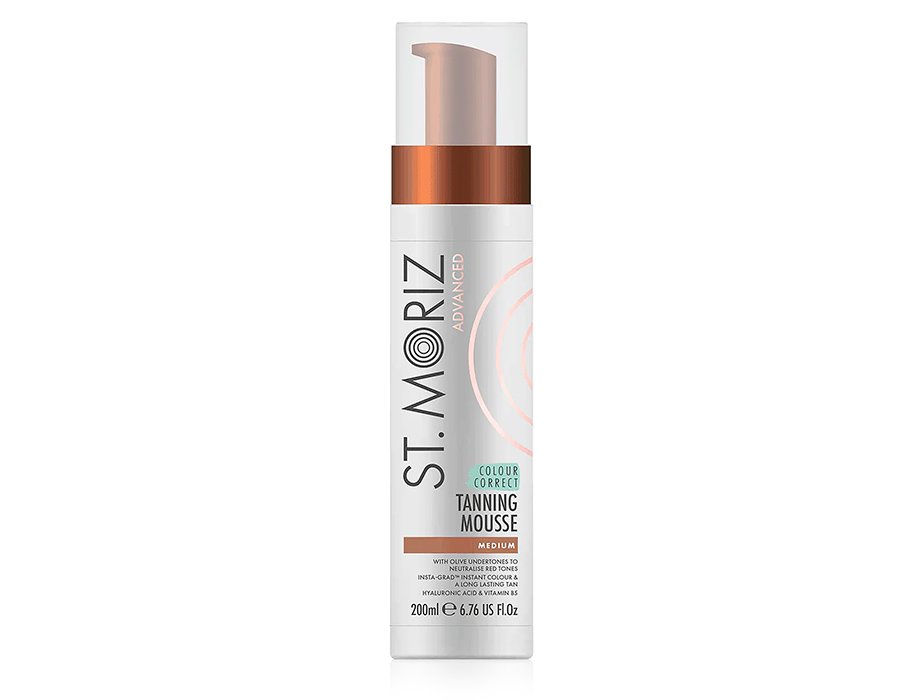 St. Moriz Advanced Colour Correcting Tanning Mousse Medium Мус-автозасмага для середнього відтінку шкіри, 200мл