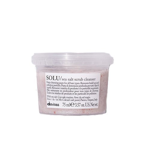 Davines SOLU sea salt scrub cleanser 75 мл