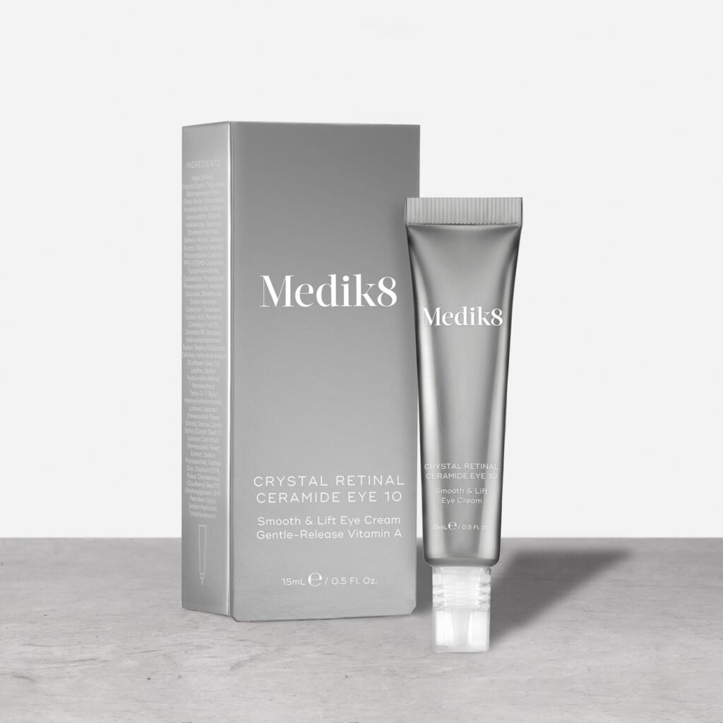 MEDIK8 CRYSTAL RETINAL® CERAMIDE EYE 10 Ліфтинг- крем для розгладження зони навколо очей Вітамін А із повільним вивільненням 15 мл