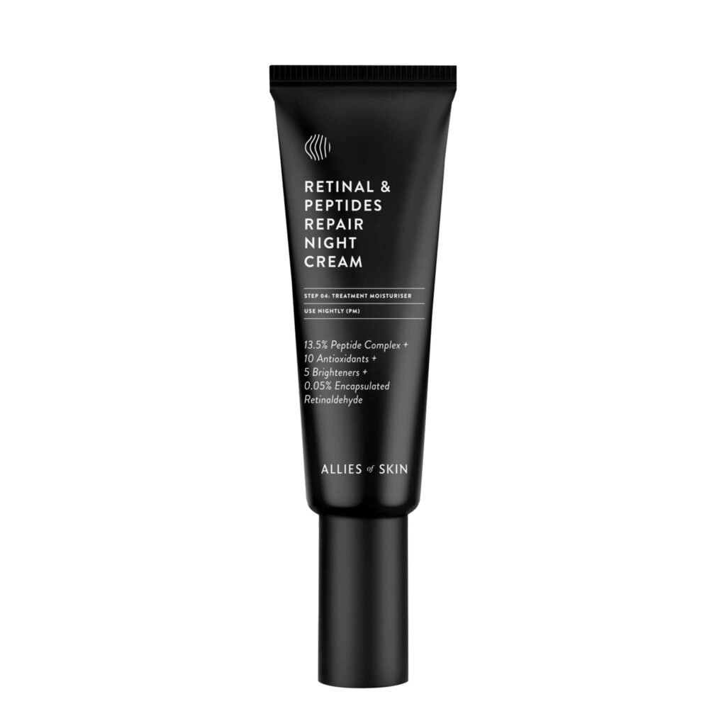 Allies of Skin Retinal & Peptides Repair Night Cream Нічний антивіковий крем з ретинолом, 50 ml