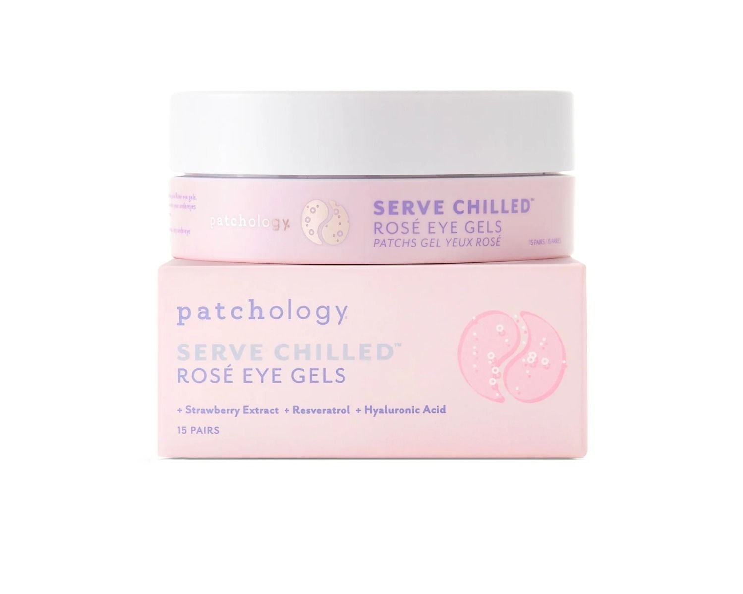 Гідрогелеві патчі з екстрактом троянди Patchology Serve Chilled Rose Eye Gels