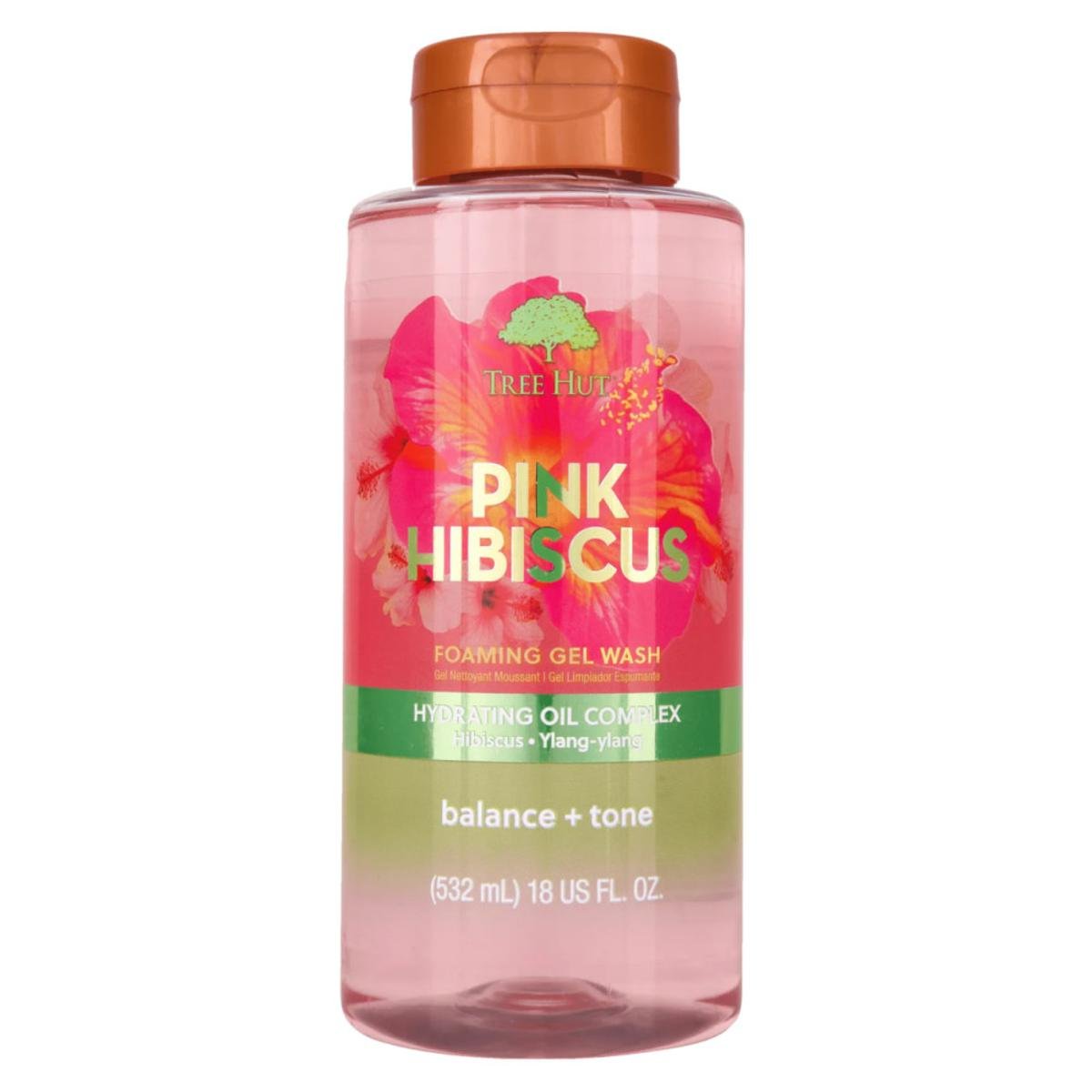 Гель для душу Tree Hut Pink Hibiscus Foaming Gel Wash 532 мл