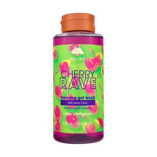 Tree Hut Cherry Rave Foaming Gel Wash 532 мл Гель для душу