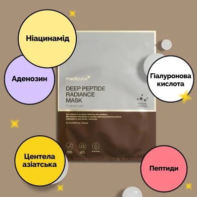 Medicube Deep Peptide Radiance Mask 27 мл