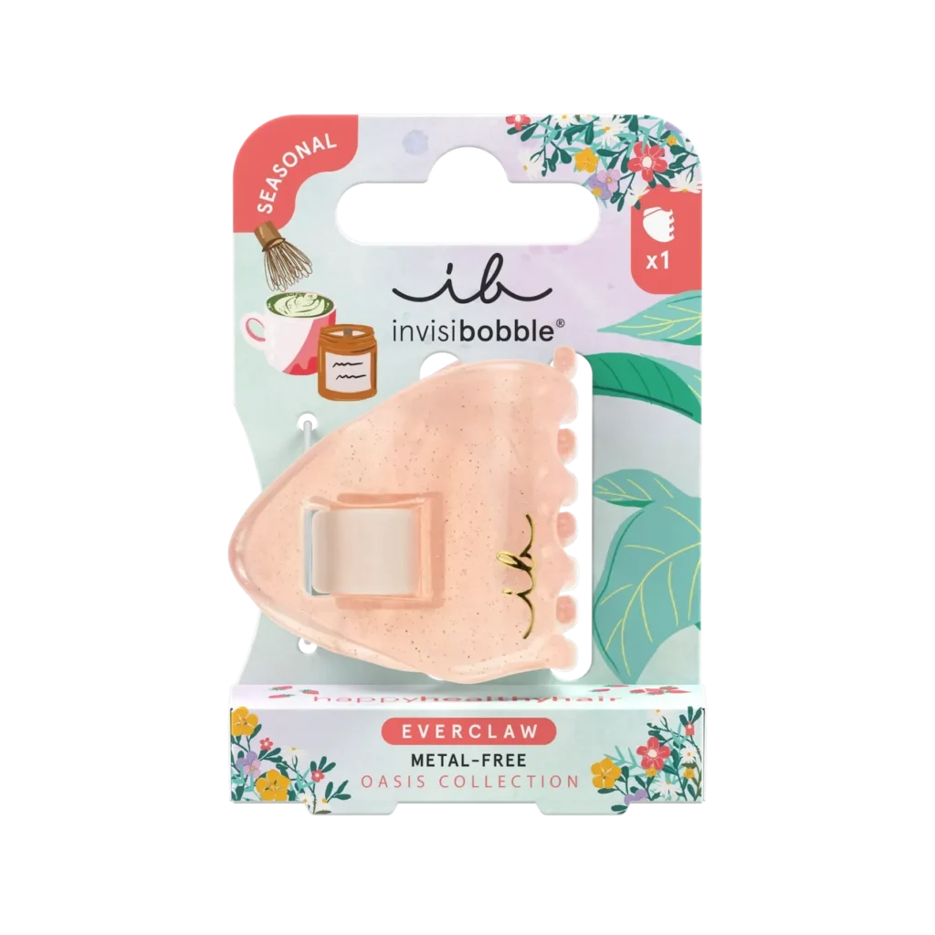 Заколка для волосся invisibobble EVERCLAW Mini Oasis Coral Crush