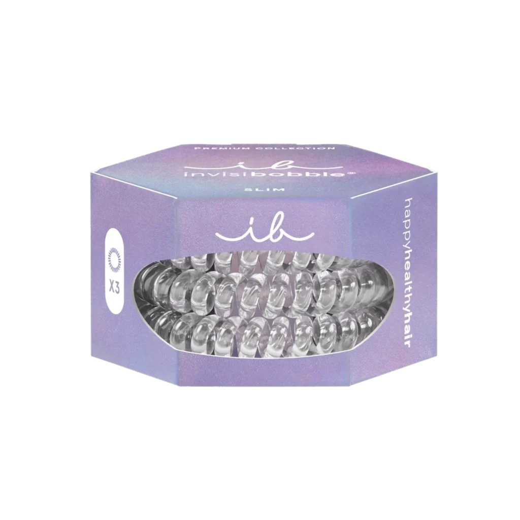 Резинка-браслет для волосся invisibobble SLIM PREMIUM Crystal Clear